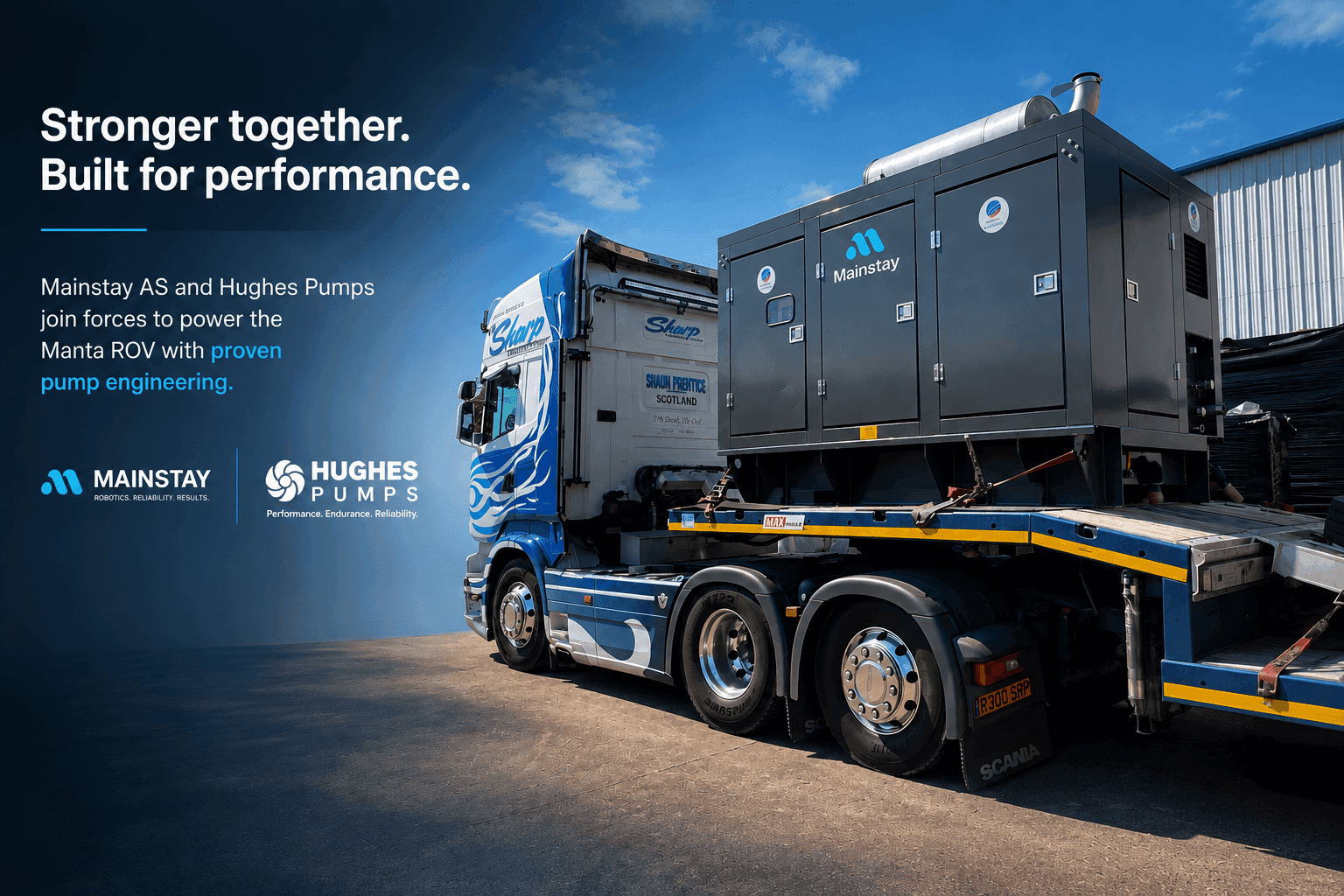 Mainstay AS and Hughes Pumps Join Forces to Strengthen Net Cleaning Performance